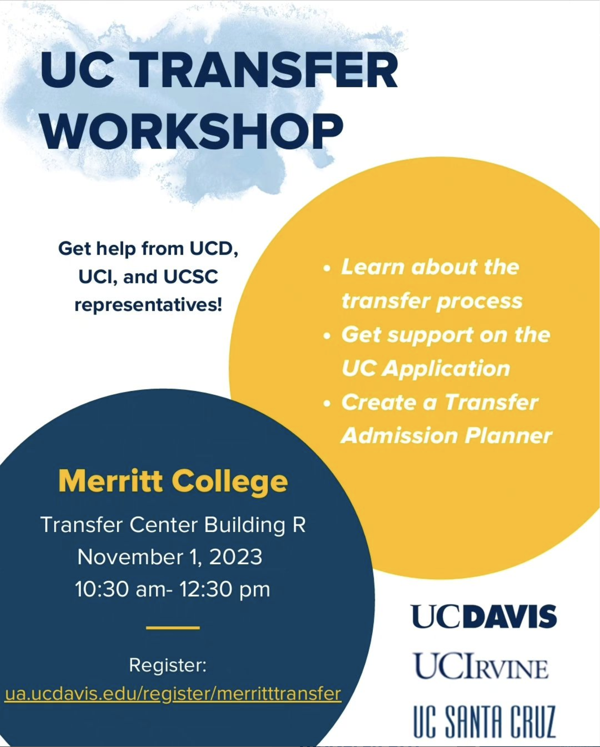 UC Transfer WORKSHOP Transfer Admission Guarantee Your Path to